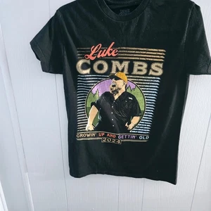 Luke Combs Growin’ Up and Gettin’ Old Tour 2024 T-Shirt Size Small Country Music - Picture 1 of 6