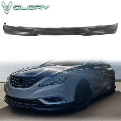 Fits 11-14 Hyundai Sonata IX Style Front Bumper Lip Chin Spoiler Unpainted PU — 第 1/4 张图片