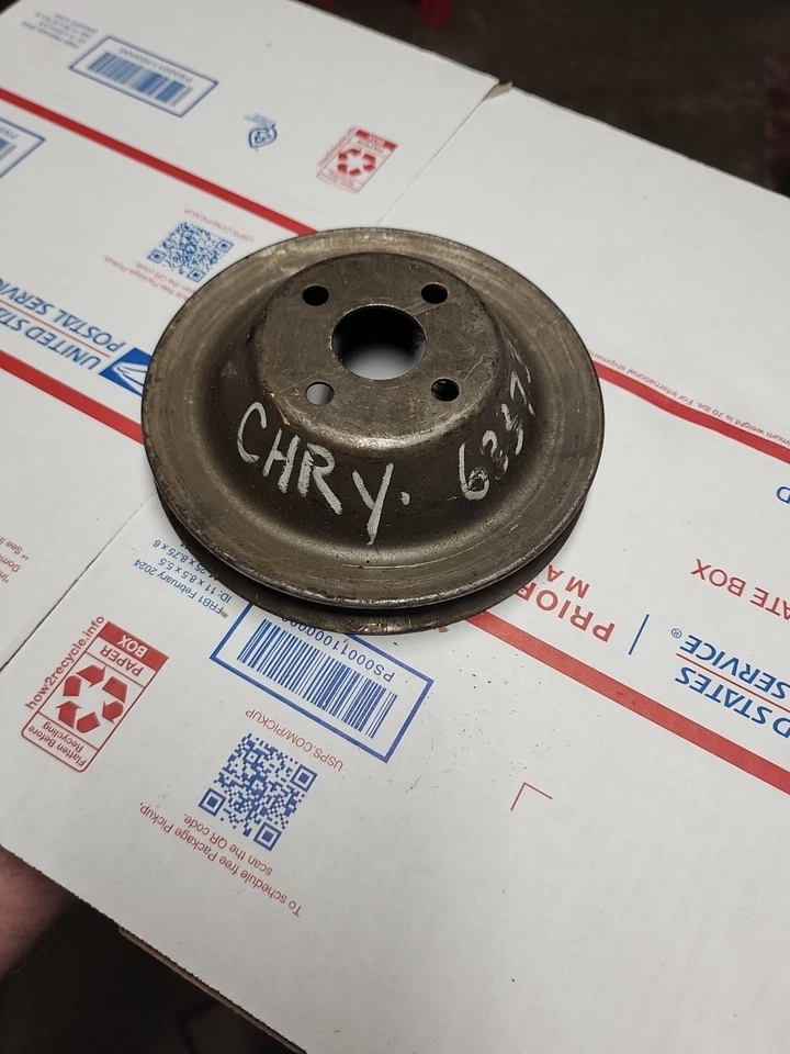 1932-1936 Plymouth Chrysler Dodge Desoto Nuevo de Lote Antiguo Polea Ventilador Superior OG Mopar 633734 Foto 1 de 4
