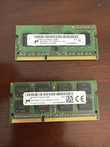 Micron2GB + 8GB 2Rx8 PC3L-12800S-11-13-F3 Memory SODIMM RAM MT16KTF1G64HZ-1G6P1 - Picture 1 of 2