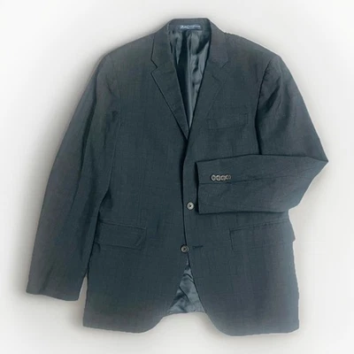 Blazer Polo by Ralph Lauren Para Hombre Glen Check 40R Gris Carbón Hecho en Italia Foto 1 de 4