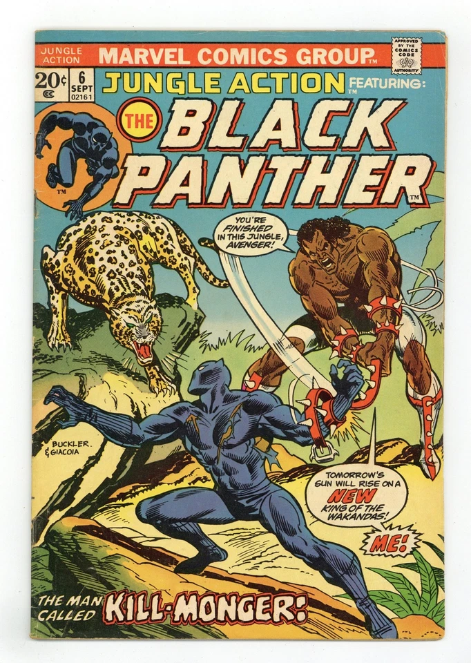Jungle Action #6 GD/VG 3.0 1973 1st app. Erik Killmonger - Image 1 of 1