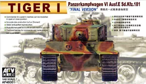 AFV 1/48 Tiger I PzKfw VI Ausf E SdKfz 181 Versión Final Tanque AFV48001 - Imagen 1 de 1