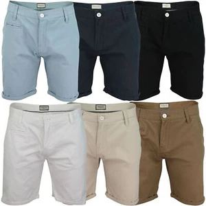 Mens Brave Soul Cotton Twill Chino Short - Picture 1 of 50