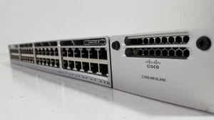 Cisco WS-C3850-48T-L 48 Ports Managed Network Switch Lan Base SERVICE LIZENZ - Bild 1 von 4