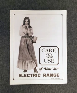 Gaffers & Sattler Electric Range Care & Use Guide Manual 1970s w/ other papers - Picture 1 of 4