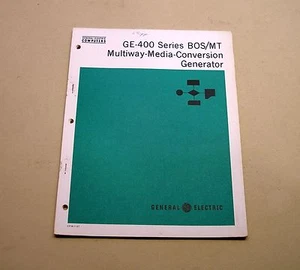 GE-400 Series Computer BOS/MT Multiway-Media-Conversion Generator Manual by GE - Picture 1 of 1