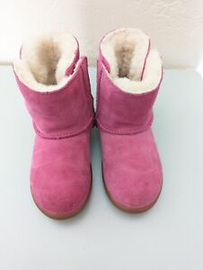 Pink UGG Boots Sheepskin Authentic Toddler 8 Keelan