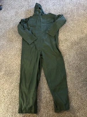 Macacão Sonorco Masculino Exército Francês Antigo Tamanho 100 Verde Trabalho Militar Anos 60 Vietnã - Imagem 1 de 4