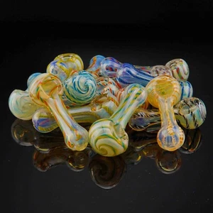 Handmade Assorted Mini Color Changing Fusion Smoking Glass Pipes 3 inch - US - Picture 1 of 5