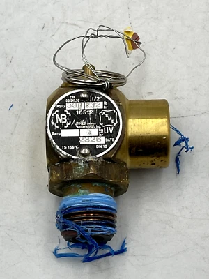 Apollo Valves 1-512-B30  1/2" Inlet, 1/2" Outlet, ASME Safety Valve 30 Max psi, - Image 1 of 4