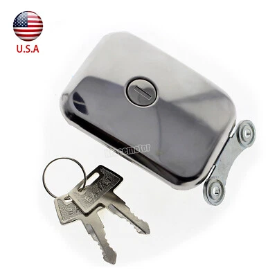 CNC Gas Fuel Tank Cover Cap For Kawasaki KZ440D1-D6/G1 KZ750E1/E2/E3 1980-1982 - Image 1 of 4