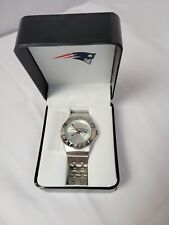 New England Patriots Watch Mens Game Time Titan Stainless Wristwatch Nice! B8