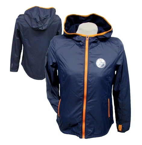 Edmonton Oilers NHL G-III Women's Hooded Windbreaker Cover