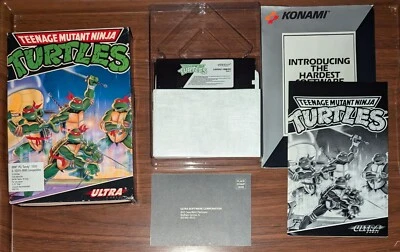Teenage Mutant Ninja Turtles TMNT IBM PC Tandy 1989 Big Box Floppy 5.25 Untested - Image 1 of 4