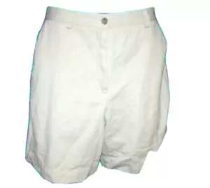 LIZ CLAIBORNE Lizwear size 6 Khaki Slit Pocket Golf SHORTS summer - Picture 1 of 3