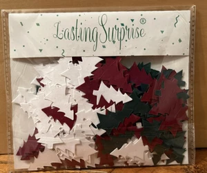 Red White Green Christmas Confetti Christmas Trees Brand New - Picture 1 of 1