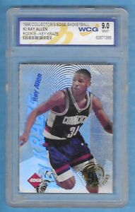 Ray Allen ~ 1996 Collectors Edge Basketball Card #2 ~ WGC Authentic 9 ~ Nice