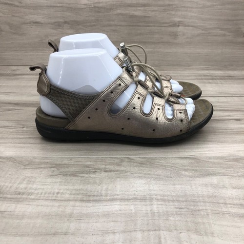 Ecco Sandali Donna EU 38 Pelle Metallizzata Jab Toggle Scarpe
