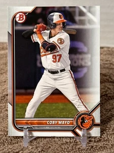 2022 Bowman Draft Coby Mayo Baltimore Orioles Prospect card #BD-127 - Bild 1 von 2
