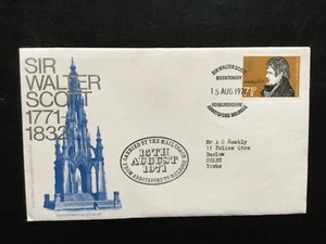 GB 1971 Sir Walter Scott Bicentenario, Abbotsford especial pmk (PSE812) - Imagen 1 de 1