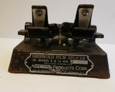 Griswold Film Splicer Jr. Model 8 &16mm (Neumade Pro.Corp. NY)  Heavy Metal  - Image 1 of 4