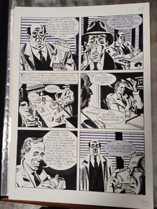 ANGELO STANO - Tavola originale DYLAN DOG GIGANTE n. 4 "Era morta" 1995 Bloch - Foto 1 di 10