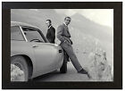 James Bond Sean Connery Daniel Craig Old Vs New B -FRAMED A3 BLACK FRAME PICTURE Only £20.00 on eBay