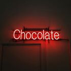 Chocolate Neon Sign 20" Lamp Light Glass Poster Collection Artwork Decor Z892