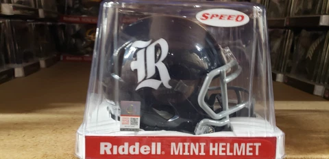 RICE OWLS  SPEED  MINI HELMET RIDDELL NEW IN BOX Cover
