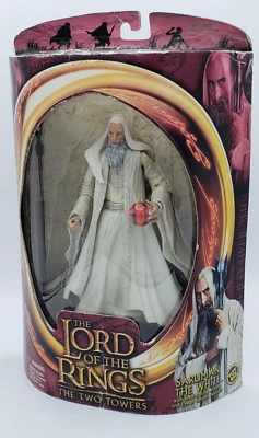 Saruman El Blanco Raro El Señor de los Anillos Las Dos Toallas Toy Biz LOTR Foto 1 de 4
