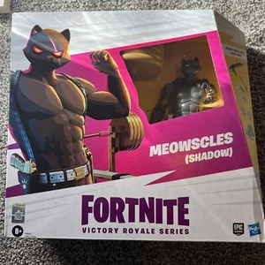 Hasbro Fortnite Victory Royale Series Meowscles (Shadow) Action Figure NIB - Picture 1 of 5