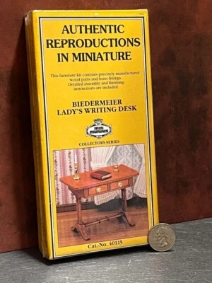 Dollhouse Miniature Biedermeier Writing Desk Kit 1:12 inch scale BB Mini Mundus - Image 1 of 4