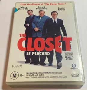 The Closet (DVD, 2000) - Depardieu, Lhermitte, Auteuil - Region 4 - Ex Rental - Picture 1 of 2