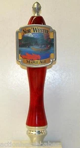 Nor'Wester - NOR WESTER MAPLE ALE - 11,5" Fassbier Zapfhahn Griff - OREGON Brauerei - Bild 1 von 11