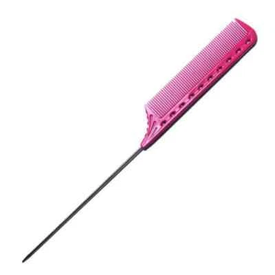 YS Park 122 Extra Long Pintail Comb - Pink - Free P&P