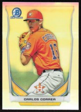 2014 Bowman Draft Chrome Top Prospects Refractors #CTP-3 Carlos Correa