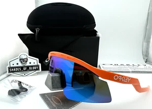 OAKLEY HYDRA NEON ORANGE WITH PRIZM SAPPHIRE BLUE SUNGLASSES OO9229-06 NEW - Picture 1 of 12