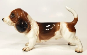 Vintage NAPCO 1950’s Bassett Hound DOG Figurine M1758 Japan - Picture 1 of 7