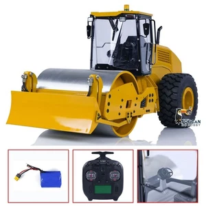 Metal CS11 1/12 Hydraulic Road Roller RC Engineering Vehicles Car Model Sound - Picture 1 of 24