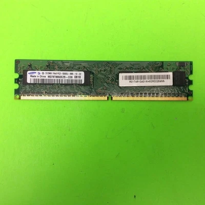 Samsung M378T6553EZS-CE6 512MB DDR2-667 (PC2-5300) PC2-5300U RAM Memory - Image 1 of 3