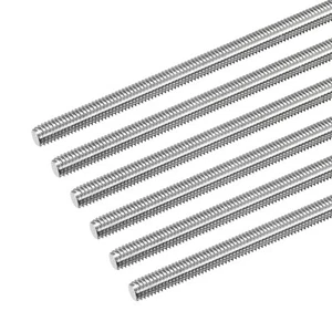Fully Threaded Rod M6 x 500mm 1mm Pitch 304 Stainless Steel Right Hand 6pcs - Picture 1 of 6