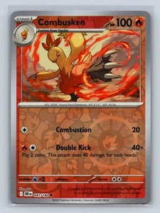 Combusken Reverse Holo SV10: Destined Rivals #041/182 Pokemon TCG casi nuevo - Imagen 1 de 2