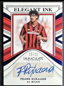 2023-24 Panini Immaculate Frank Rijkaard Autograph AC Milan 10/25 - Picture 1 of 2