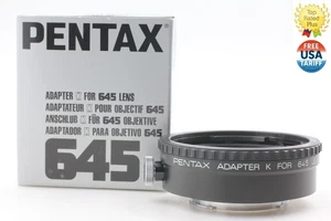 [Unused in Box] PENTAX Mount Adapter K for645 N NII MediumFormat Lens From JAPAN - Picture 1 of 9