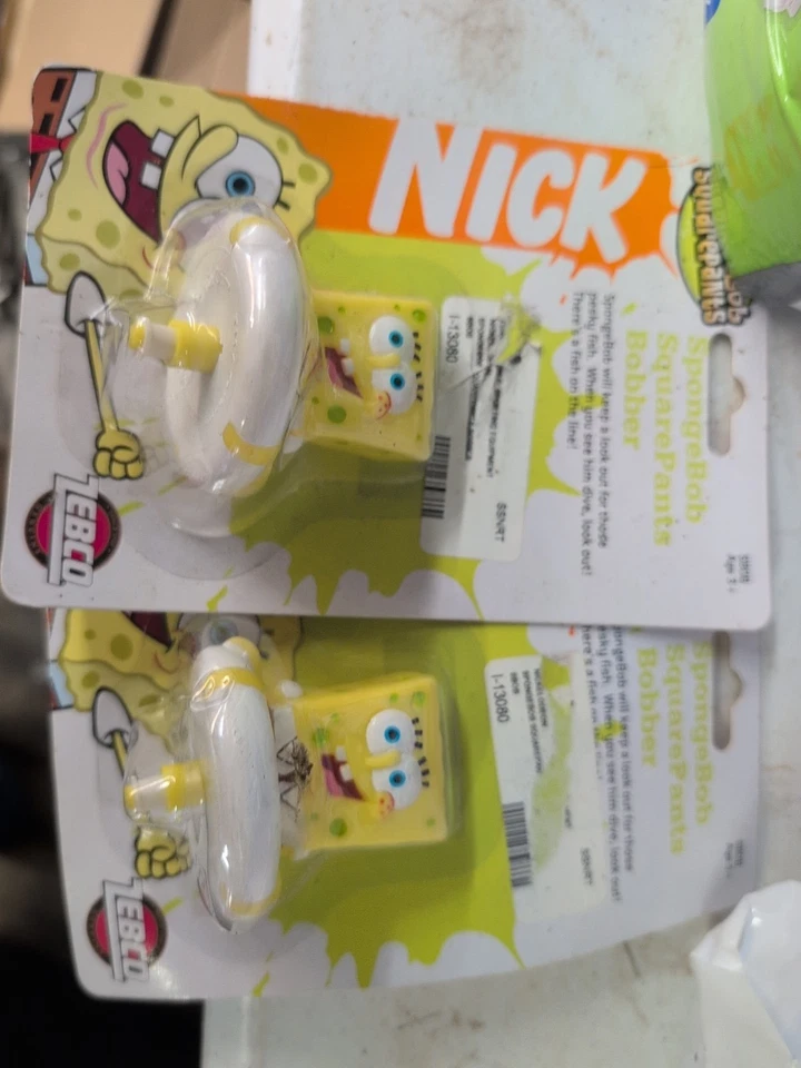 2 bobber de pesca vintage 2005 Zebco Bob Esponja Foto 1 de 1