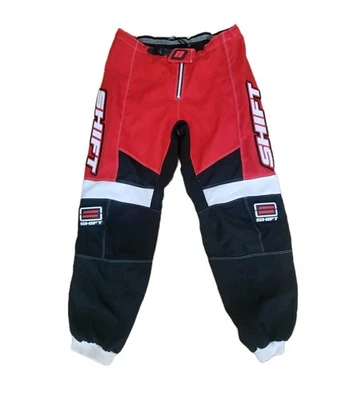 SHIFT Advanced Racing Pants Motocross Red Black Mens 38  Dirt Bike Adjustable  Foto 1 de 4