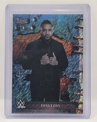 2025 Topps Chrome WWE Cactus Jack Tonga Loa Aqua Shimmer Refractor /199 - Image 1 of 2