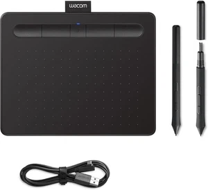 Wacom Intuos S schwarz mit Bluetooth - Zeichentablet Stift, klein,  - Bild 1 von 8