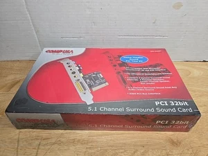 COMP USA 5.1 Channel Surround PCI 32 Bit 3D Sound Card NEW Sealed - Picture 1 of 3